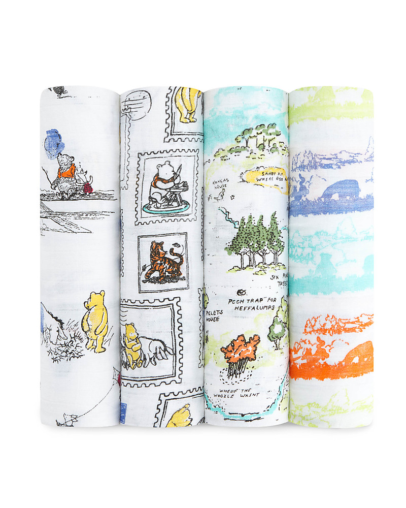 winnie the pooh muslin swaddle